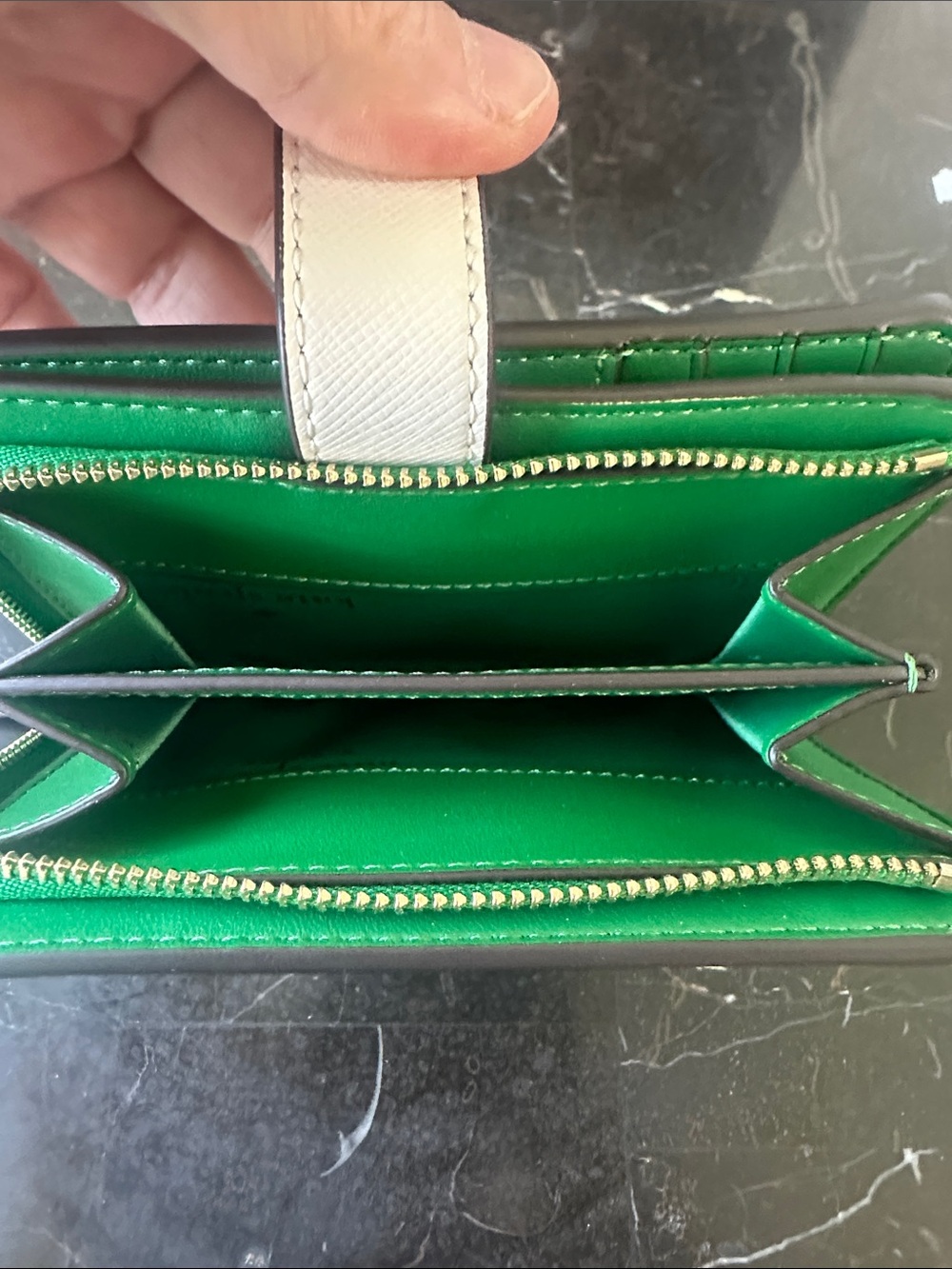 Kate Spade Staci Watermelon Party Medium Compact Bifold Wallet - Picture 7 of 9